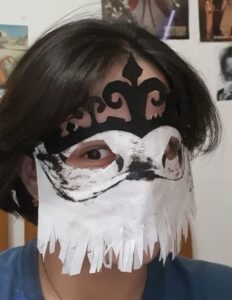 Mask for Horsemand Pollution, by Andrea